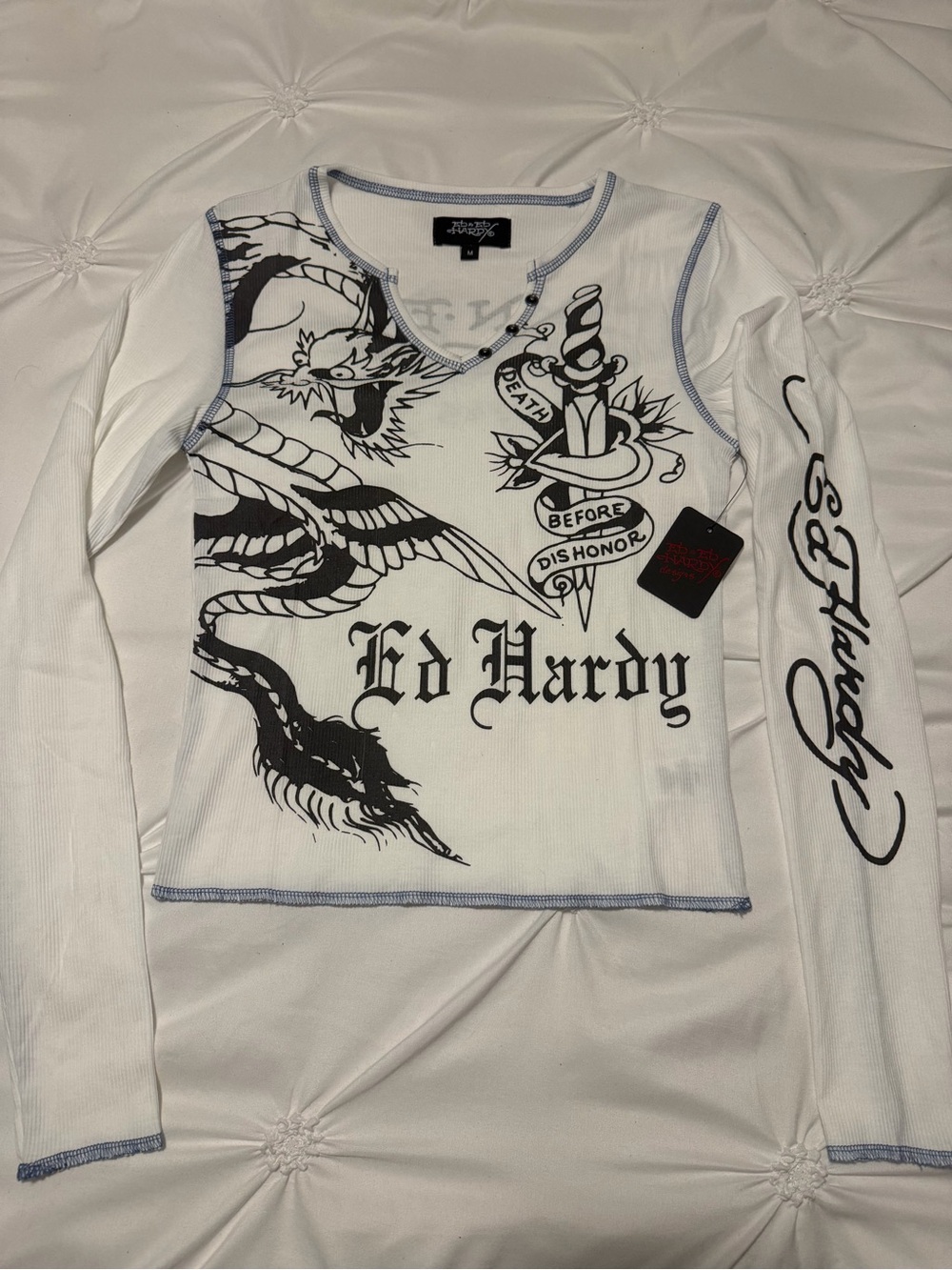 Ed Hardy graphic longsleeve